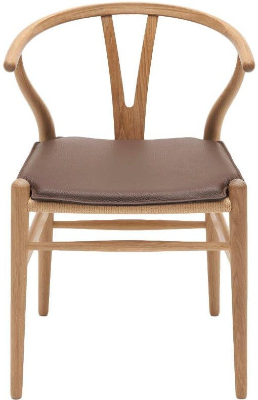 Carl Hansen Cushion For Ch24 Wishbone Chair, Dark Brown