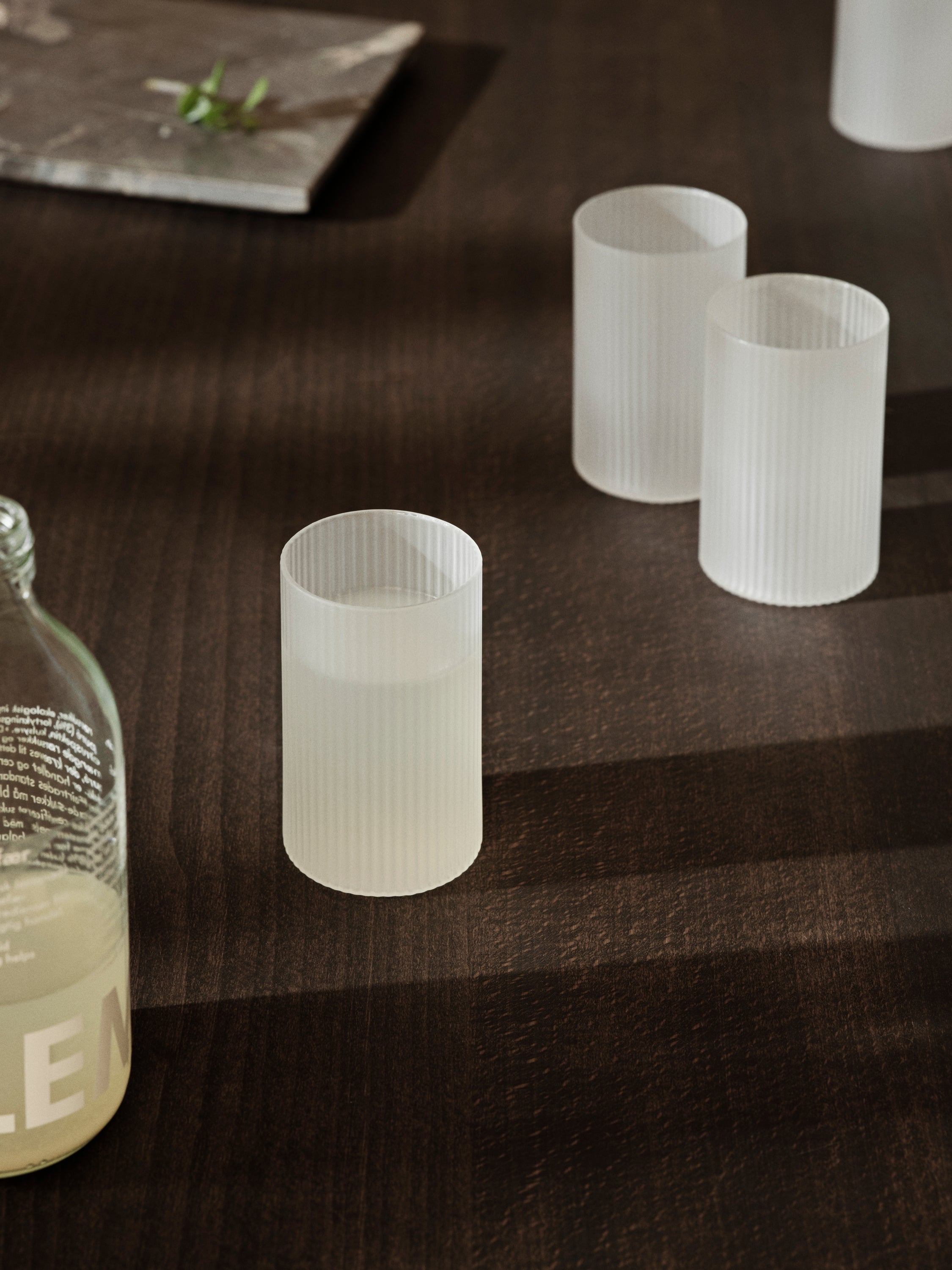 Ferm Living Ripple Verrines Set Of 4 Frosted