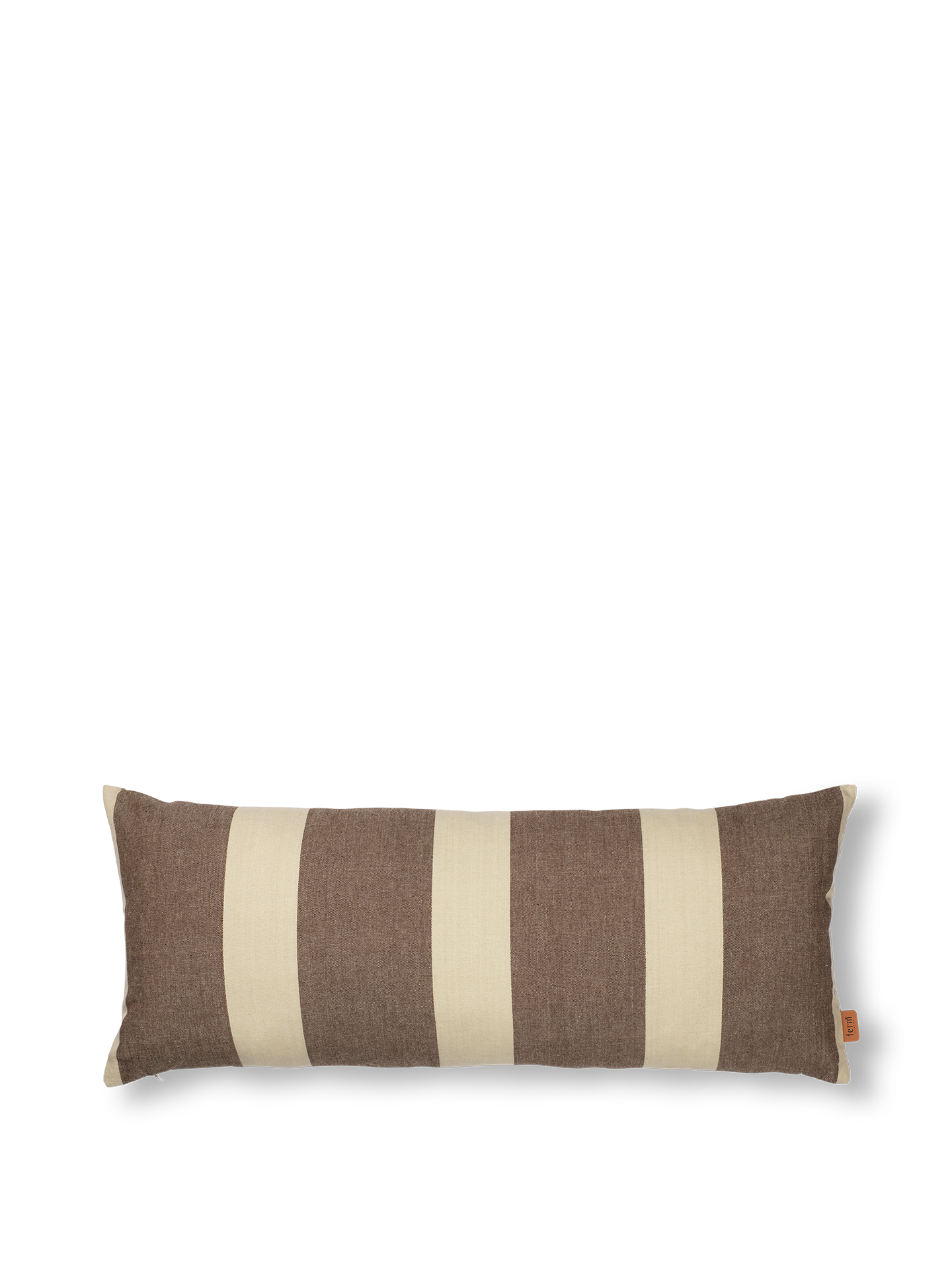 Ferm Living Strand Cushion Carob Brown/Parchment