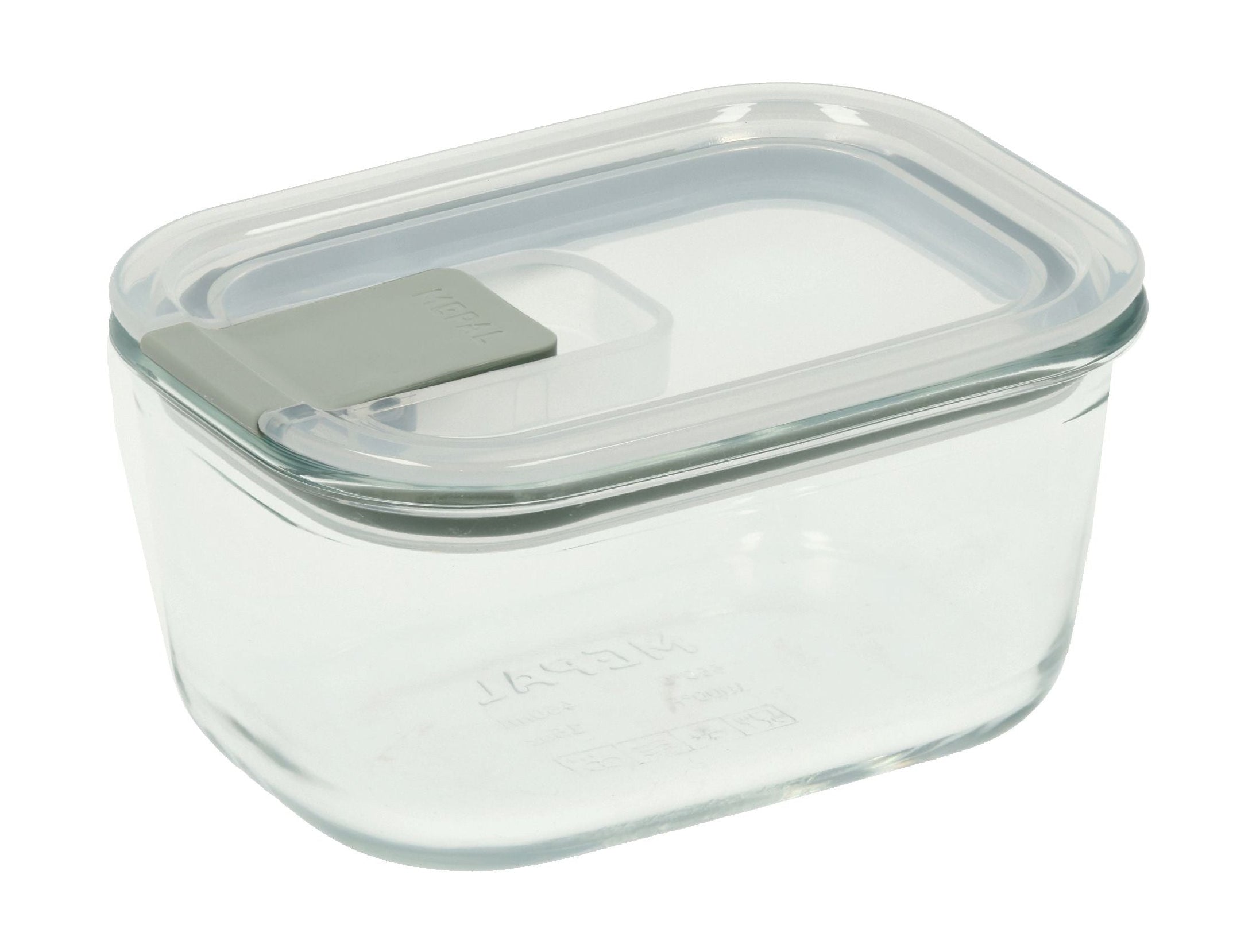 Mepal Easy Clip Glass Food Storage Box-Nordic Sage