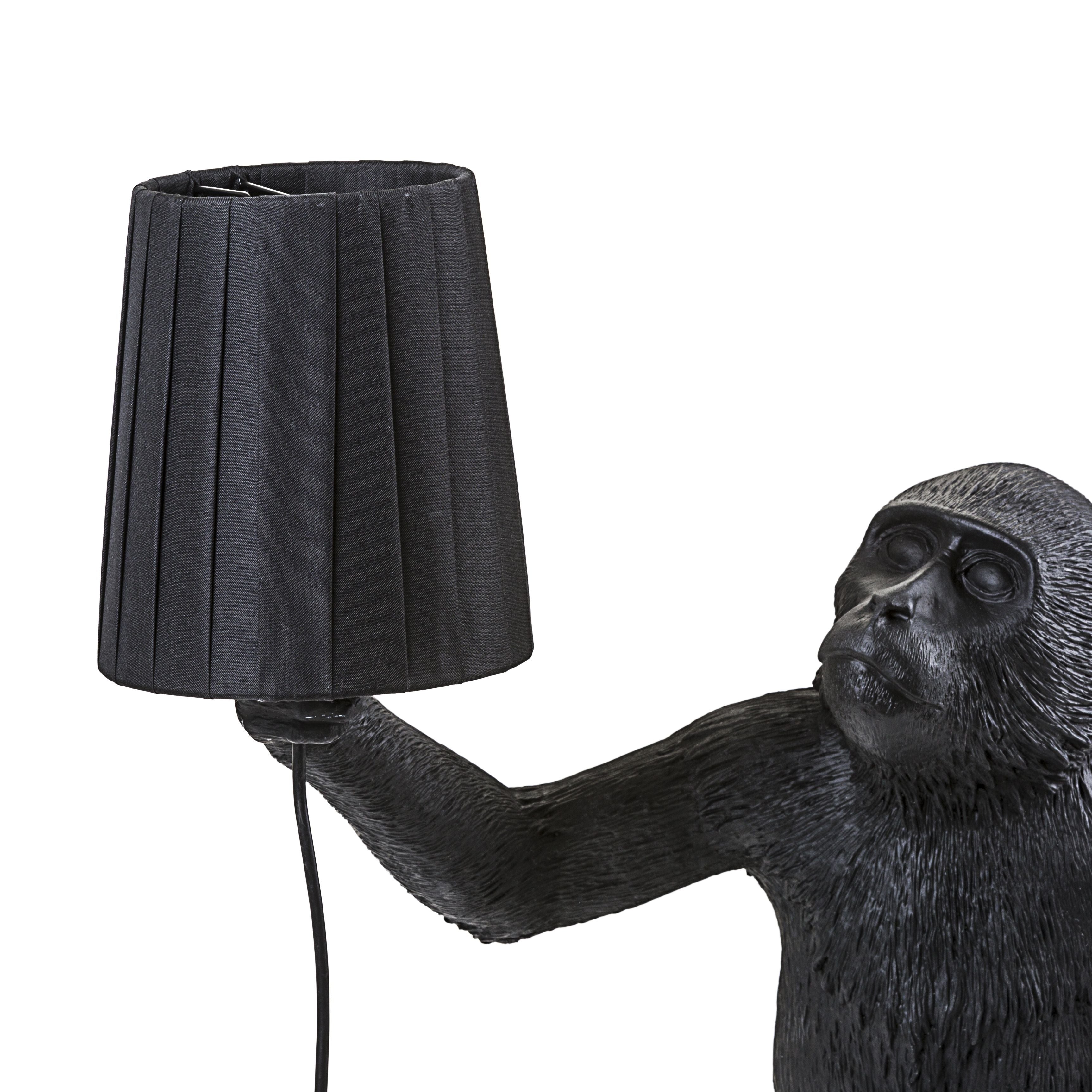 Seletti Monkey lampskärm, svart