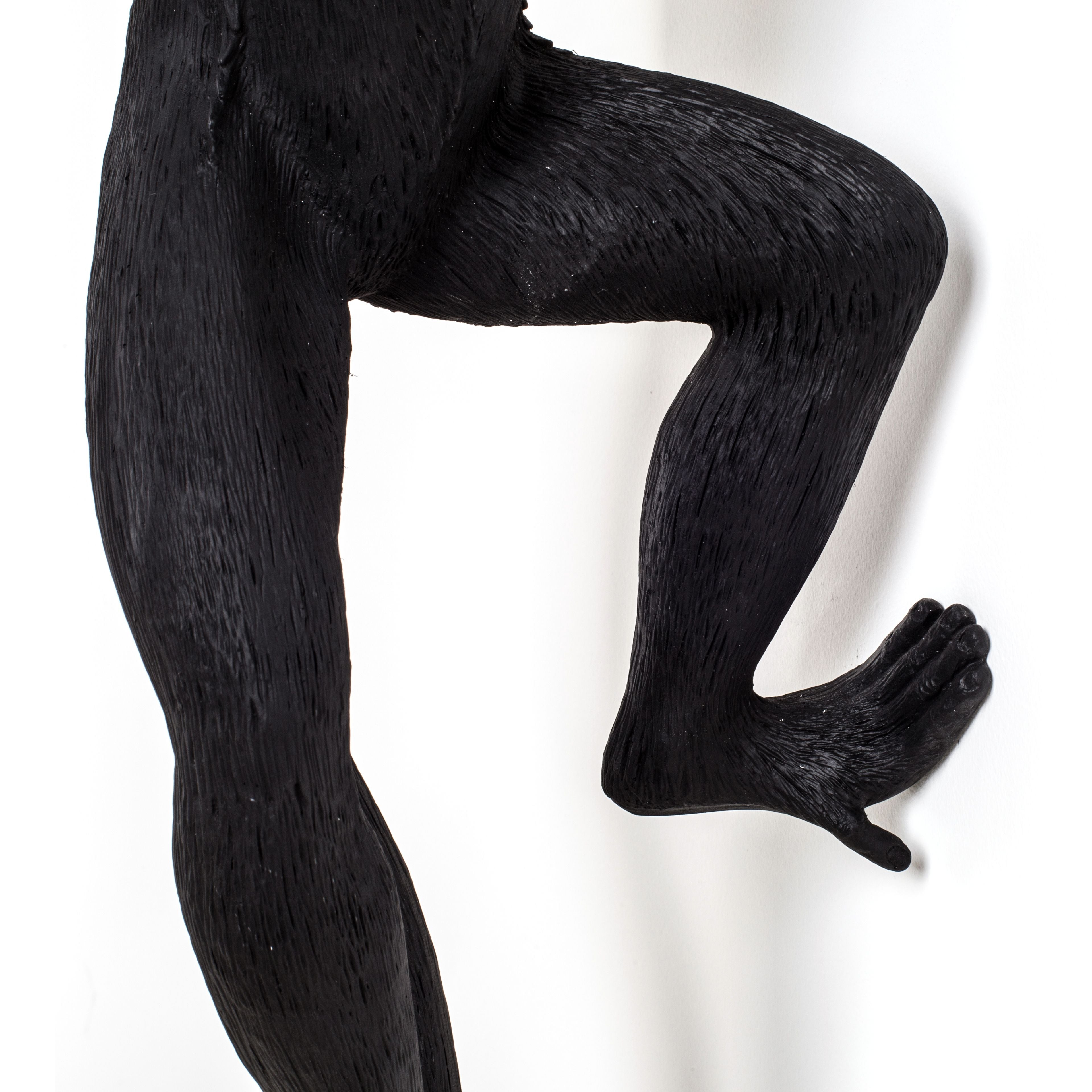 Seletti Monkey utomhuslampa svart, hängande vänster hand