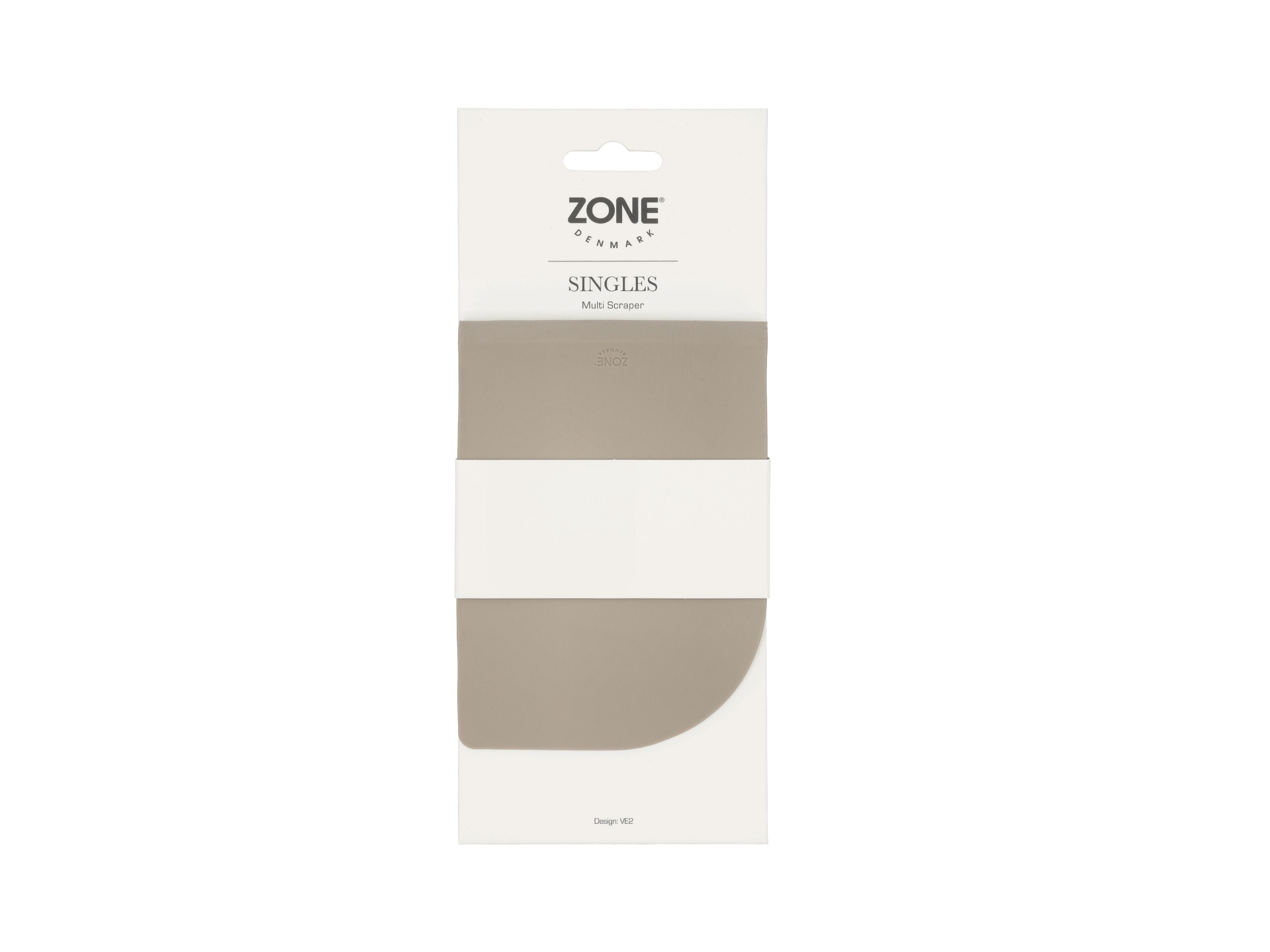 Zone Danmark Singles Multi Scraper 14x10 CM Soft Taupe