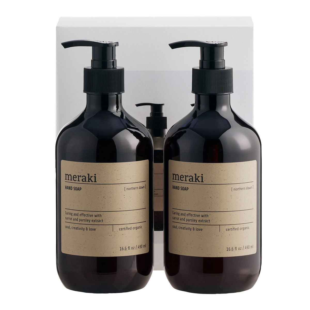 Meraki Presentförpackning, enkel handuppsättning Northern Dawn Hand Soap