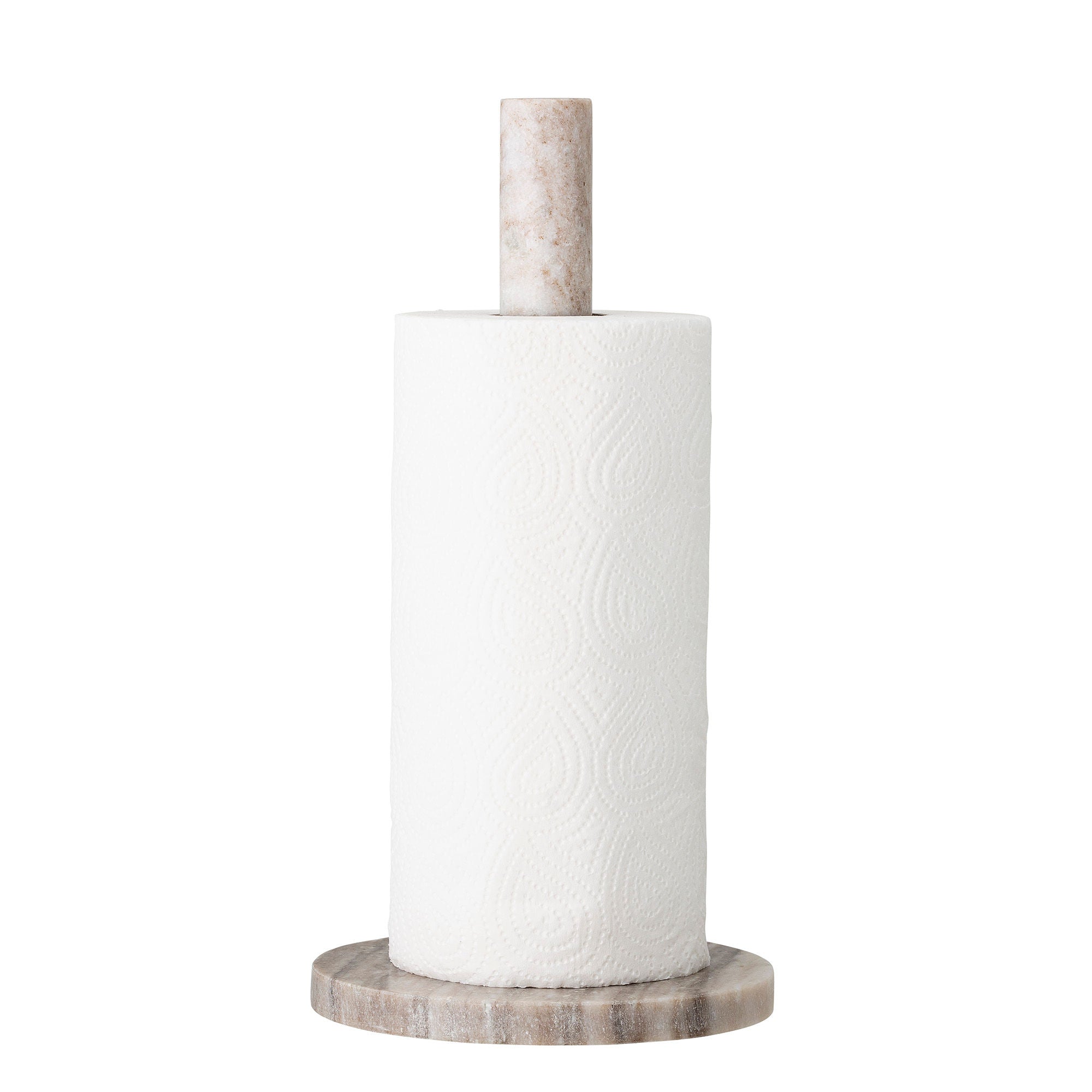 Bloomingville Emy Kitchen Paper Stand, Nature, Marble