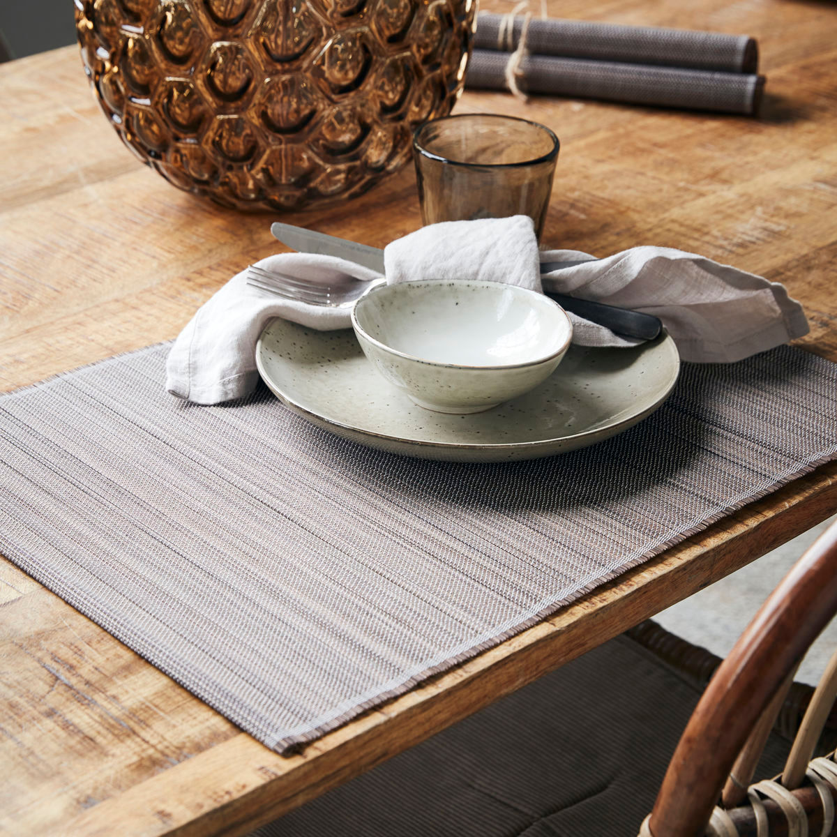 House Doctor Placemat, HDBamb, Light brown