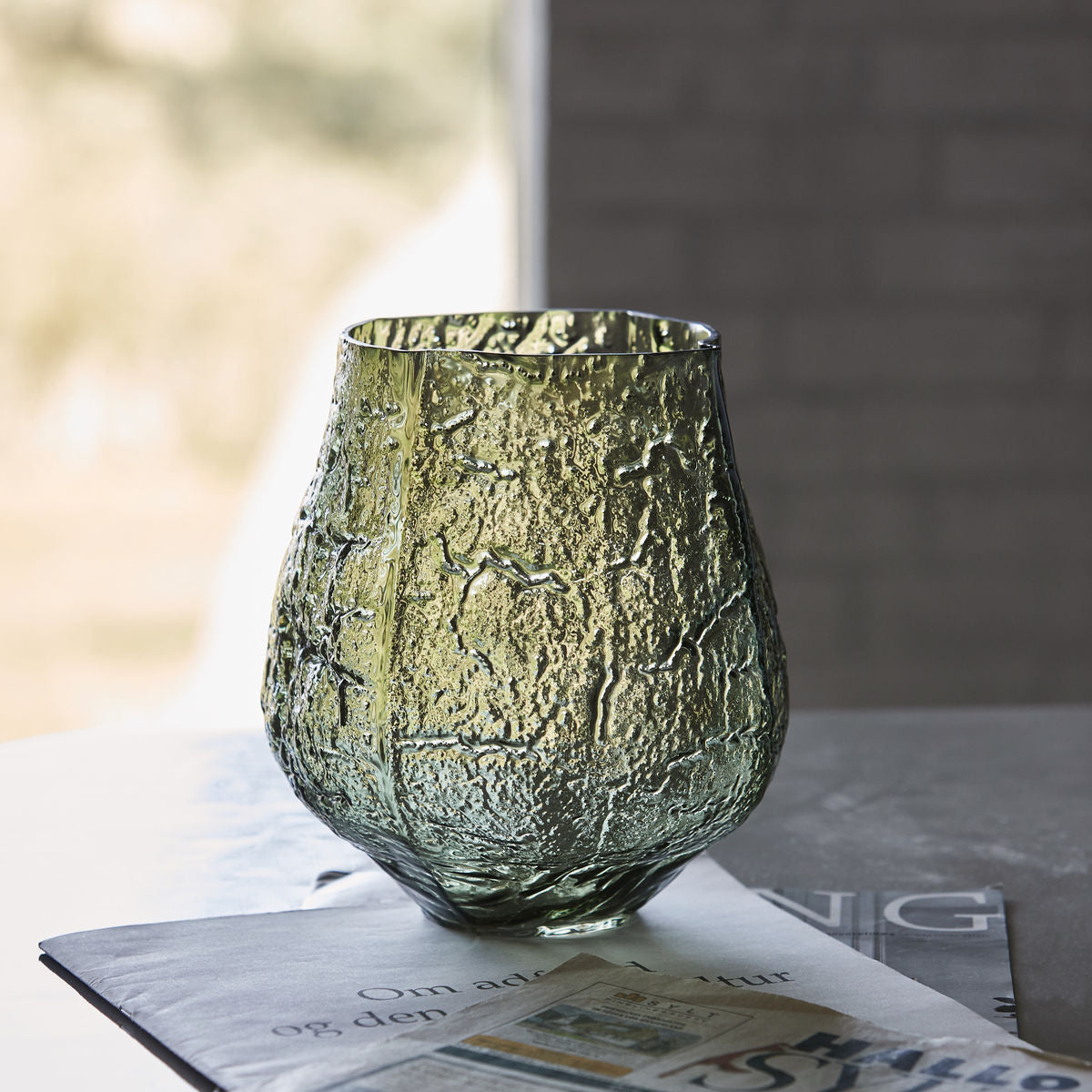 House Doctor Vase, Hdmoun, Dark Green