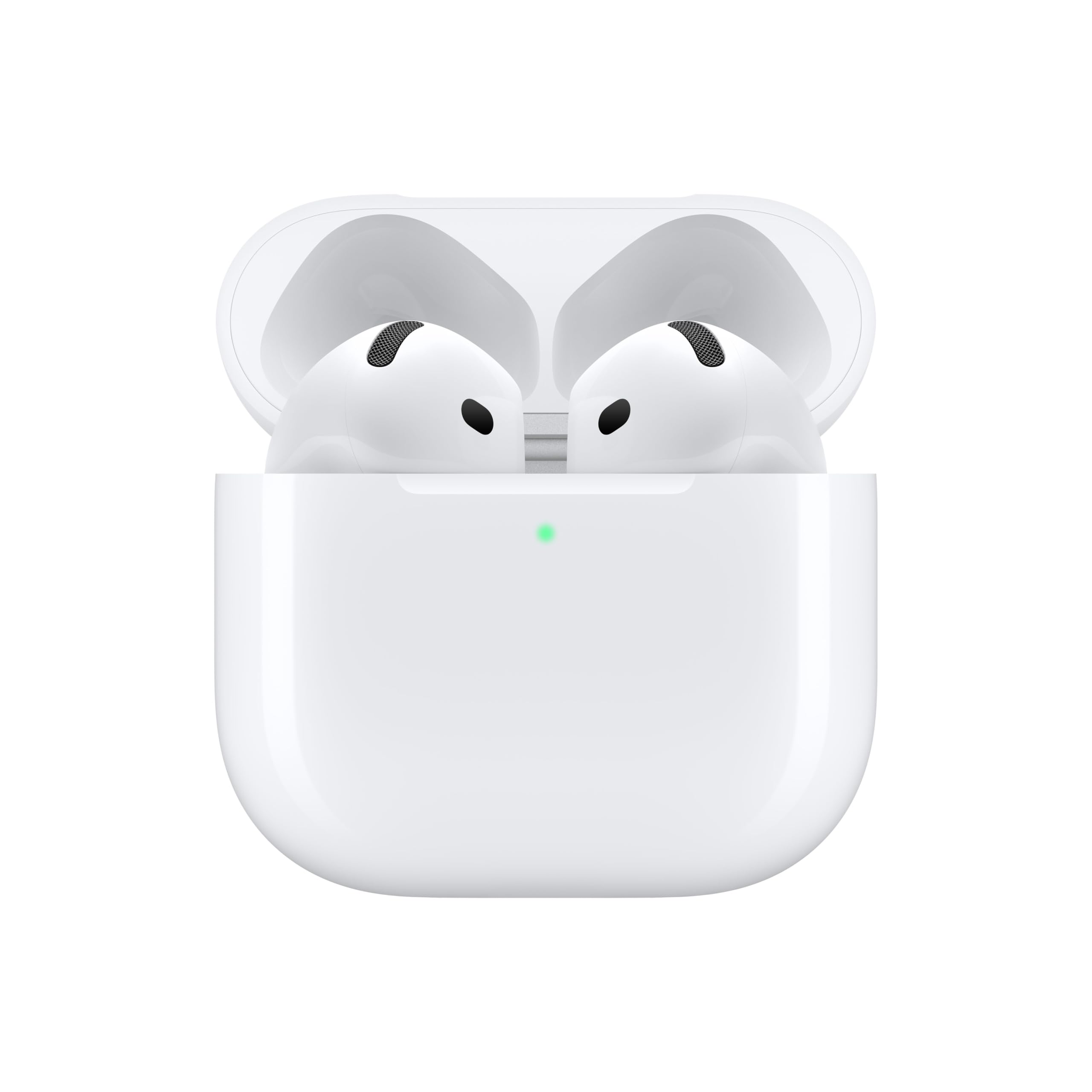 Apple AirPods 4 Kabellose Kopfhörer, Bluetooth Kopfhörer, Personalisiertes 3D Audio, Schutz for Schweiß und Wasser, USB-C Ladecase, H2 Chip, bis zu 24 Std. Wiedergabe