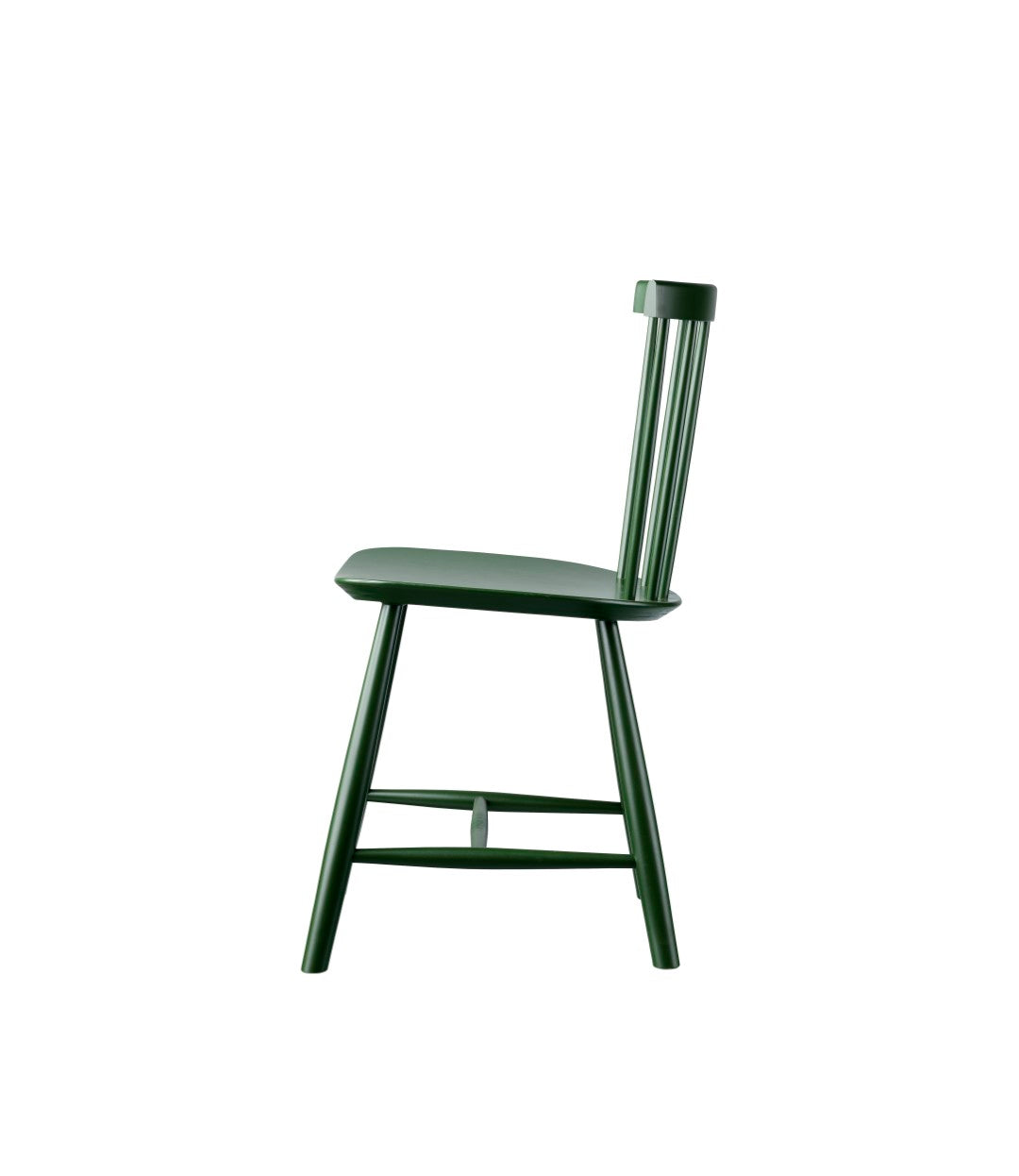 FDB Møbler Poul M. Volther J46 Chair Nordic Swan Ecolabel Beech, Bottle Green