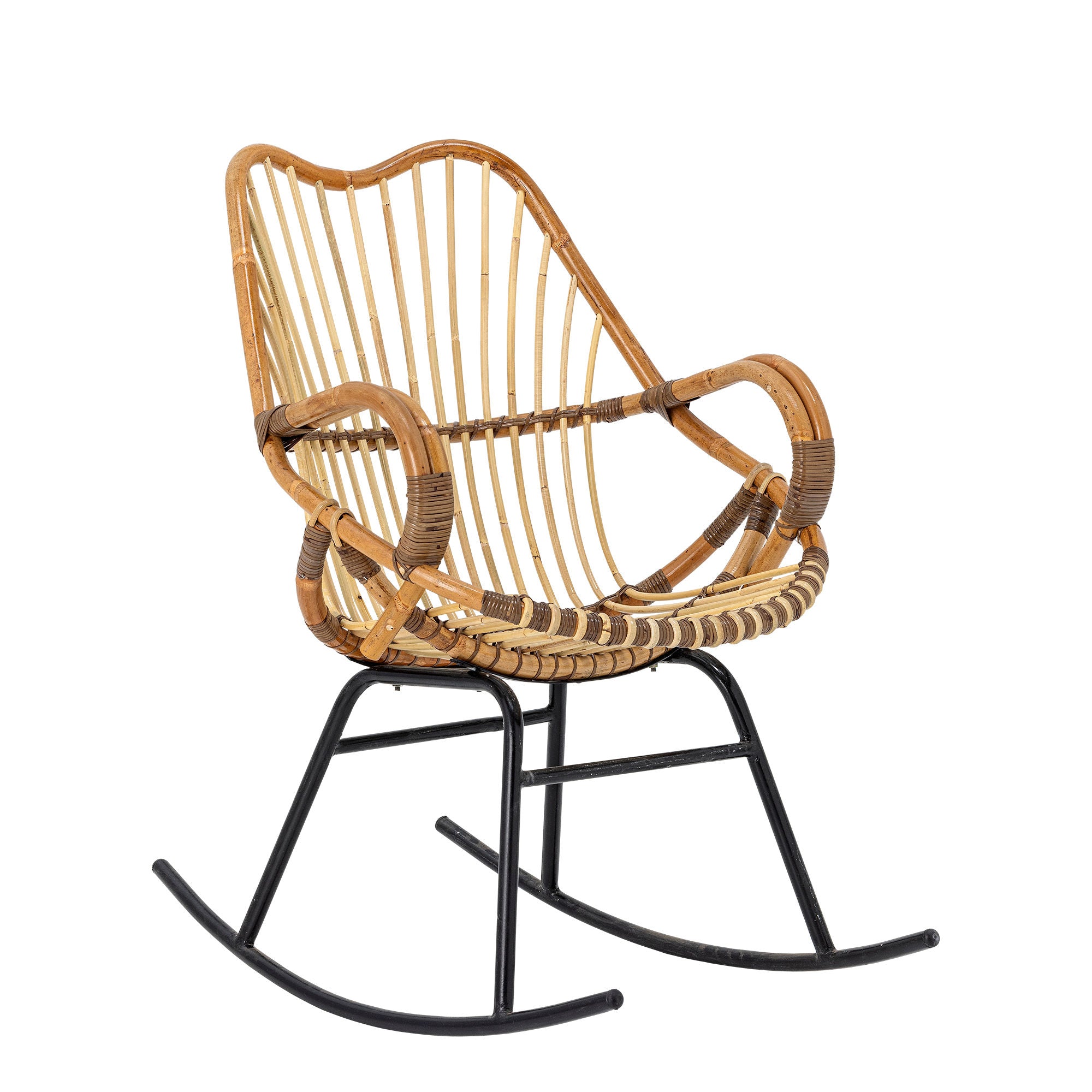 Bloomingville Reine Rocking Chair, Nature, Rattan