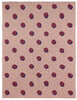 Ferm Living Double Dot Tæppe, Rosa