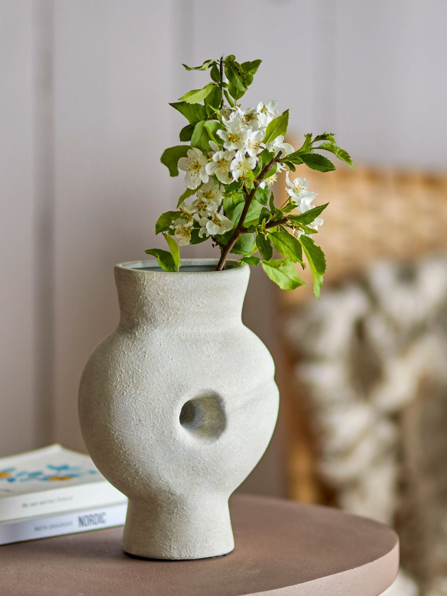 Bloomingville Chania Deco Vase, Nature, Terracotta