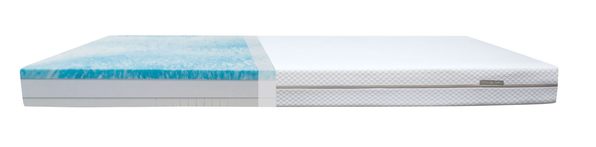 FLEXA Reversible latex mattress with cotton cover 200x90