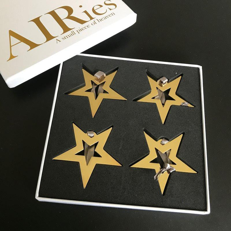 AIRies Stjärnhänge i guld 4 stycken, liten