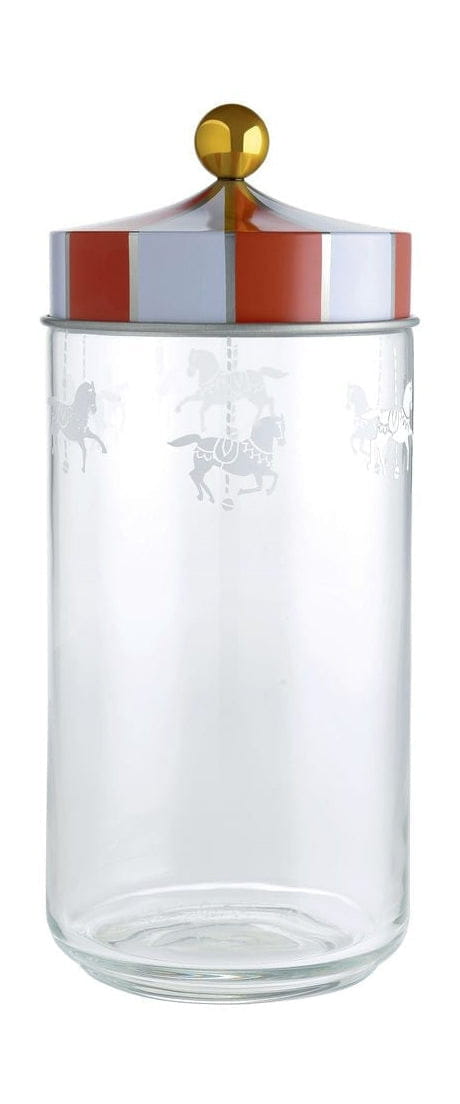 Alessi Circus Opbevaringsglas, 1,5 L