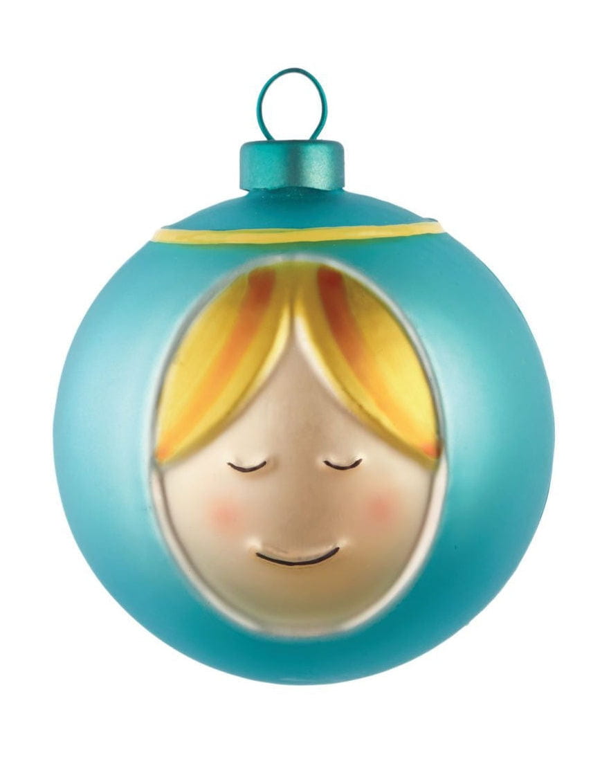 Alessi Palle Presepe Christmas Ball, Virgin Mary