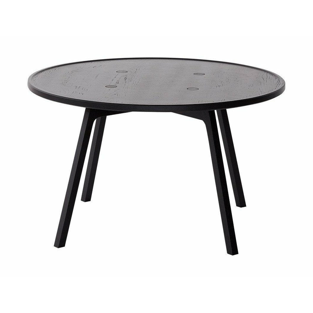 Andersen Furniture C2 soffbord i svart ek, Ø 80 cm