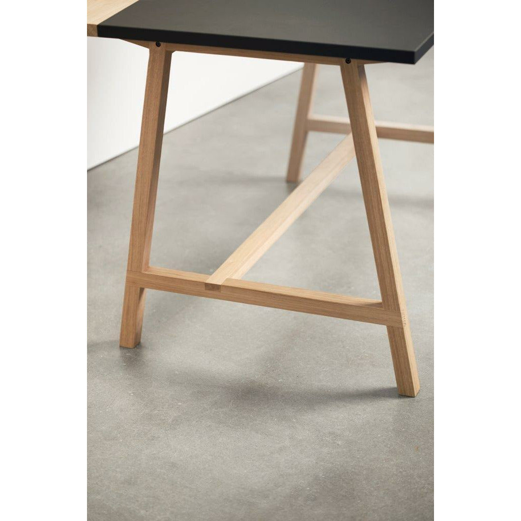 Andersen Furniture D1 arbetsbord svart/naturen ek
