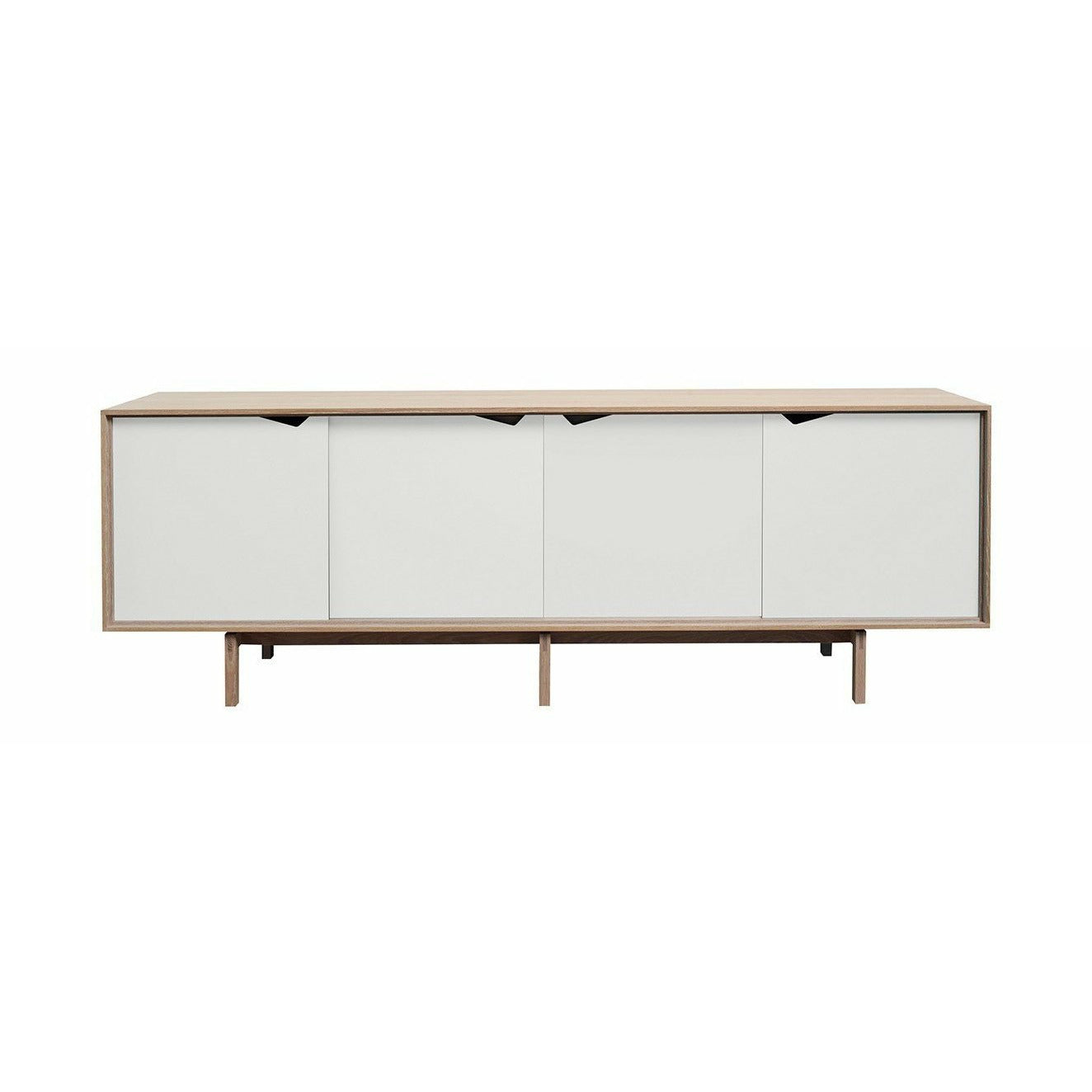 Andersen Furniture S1 på sidoboar tvål ek, vita dörrar, 200 cm