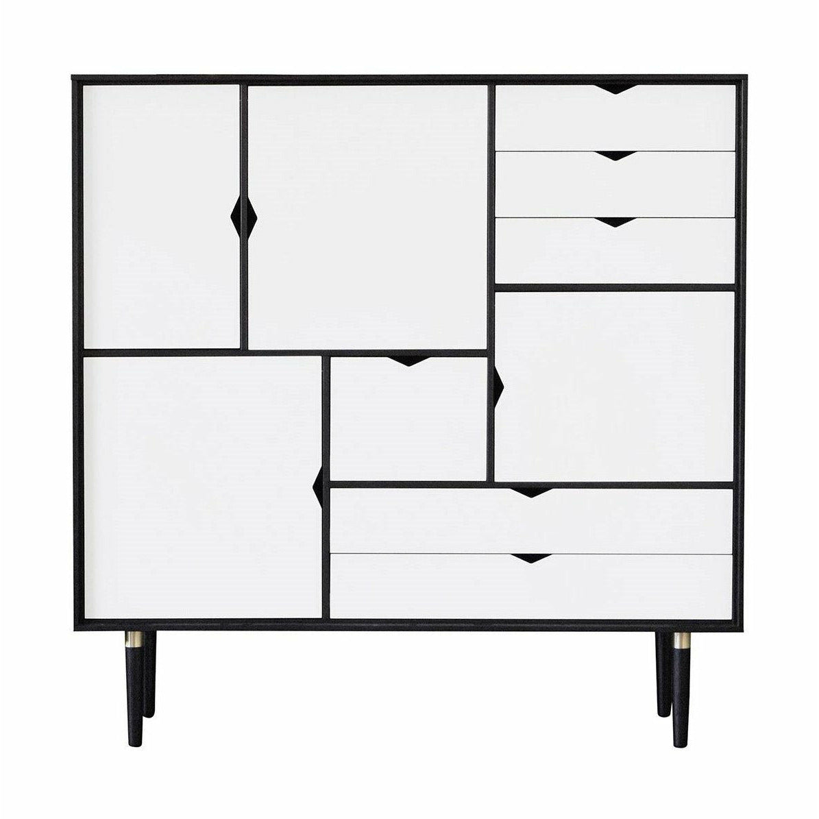 Andersen Furniture S3 Skapa svarta, vita fronter