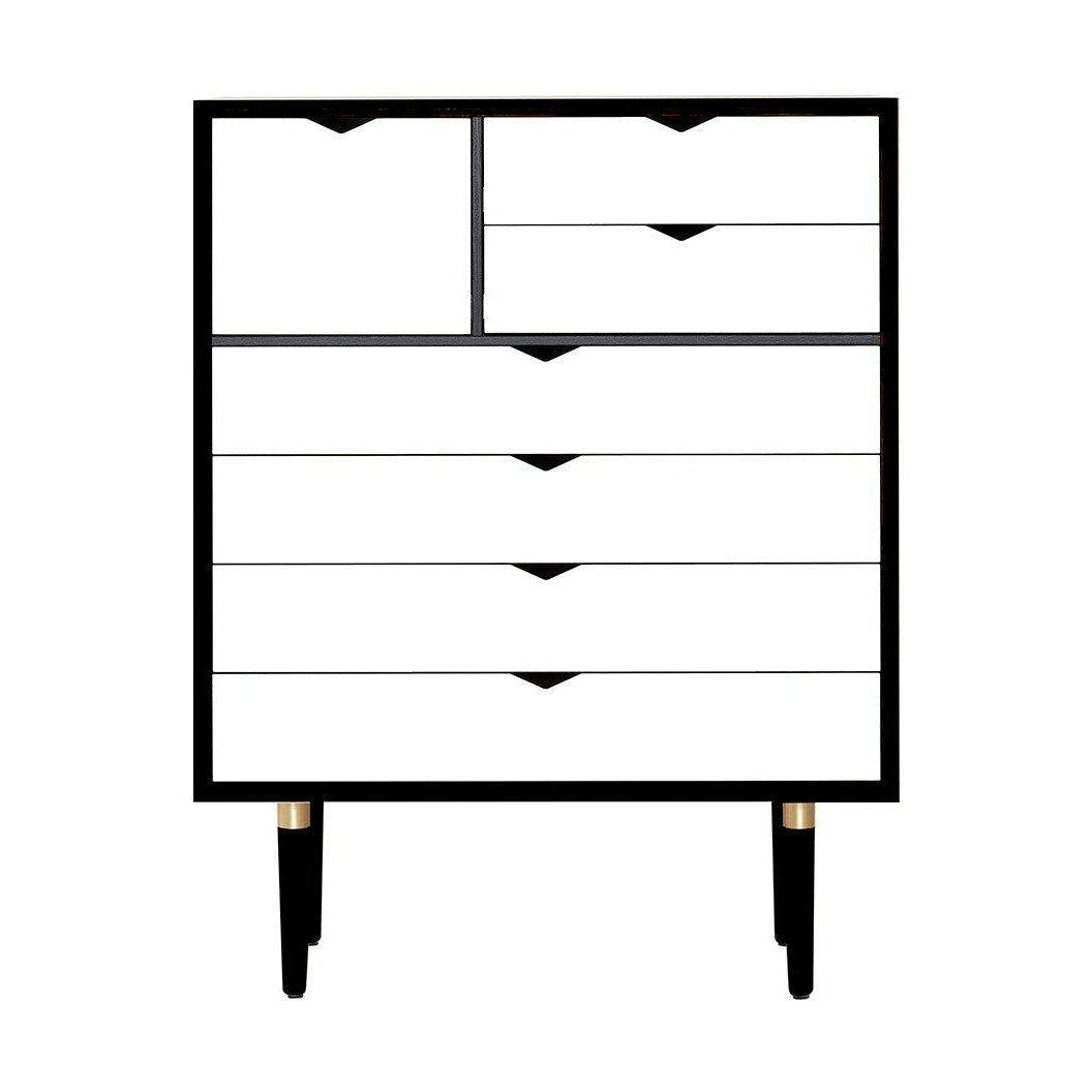 Andersen Furniture S8 byrå svart, vit front