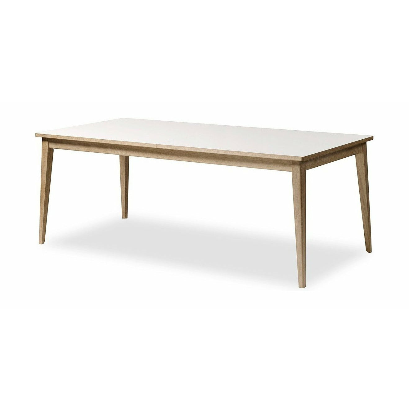 Andersen Furniture T3 matbord i vitt laminat, tvål ek förstod, 200 cm