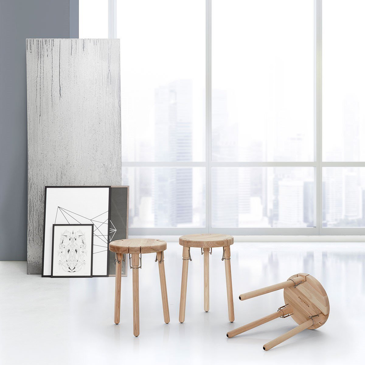 Andersen Furniture U1 pall, fråga, 46 cm