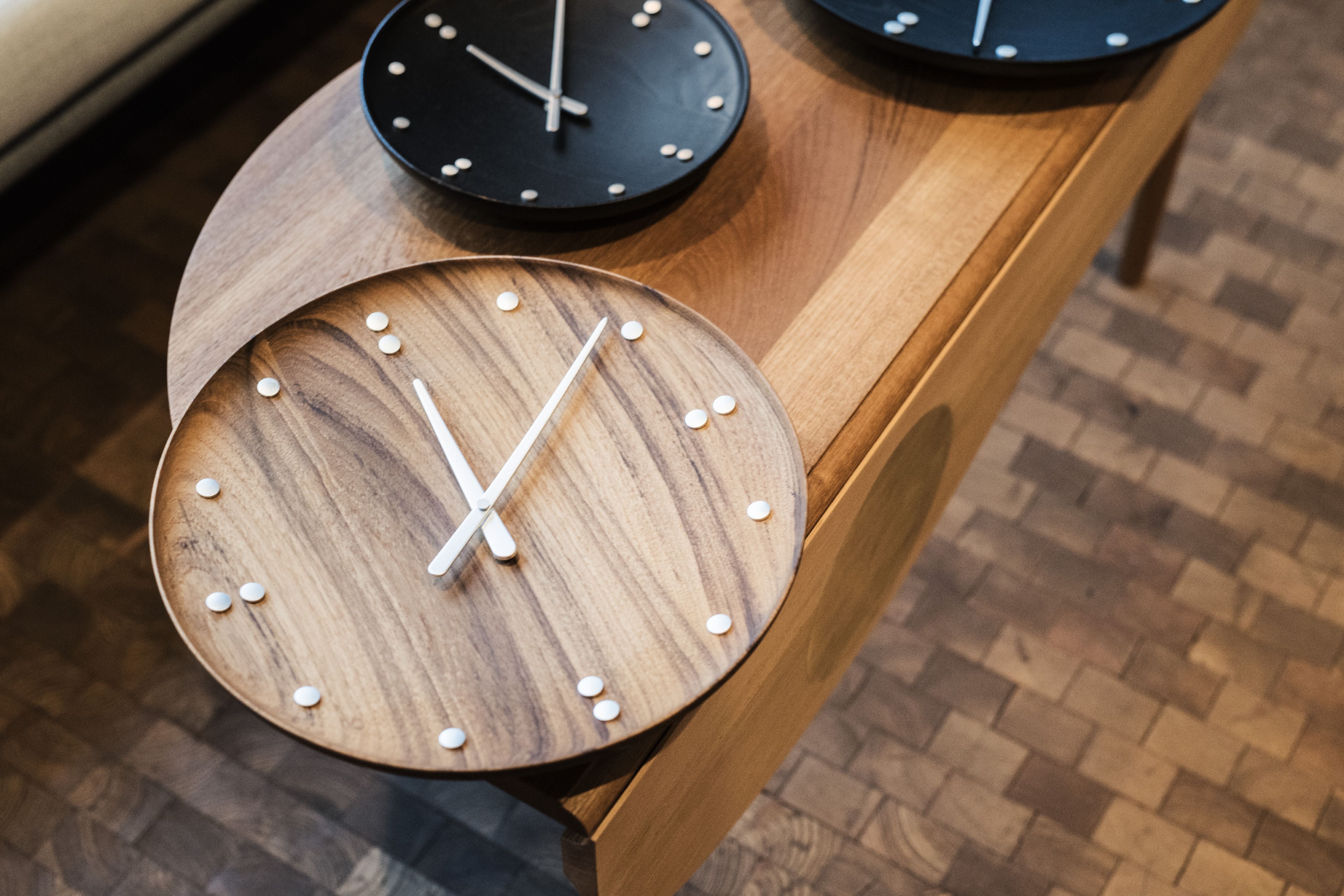 Architectmade Finn Juhl Wall Clock, Teak