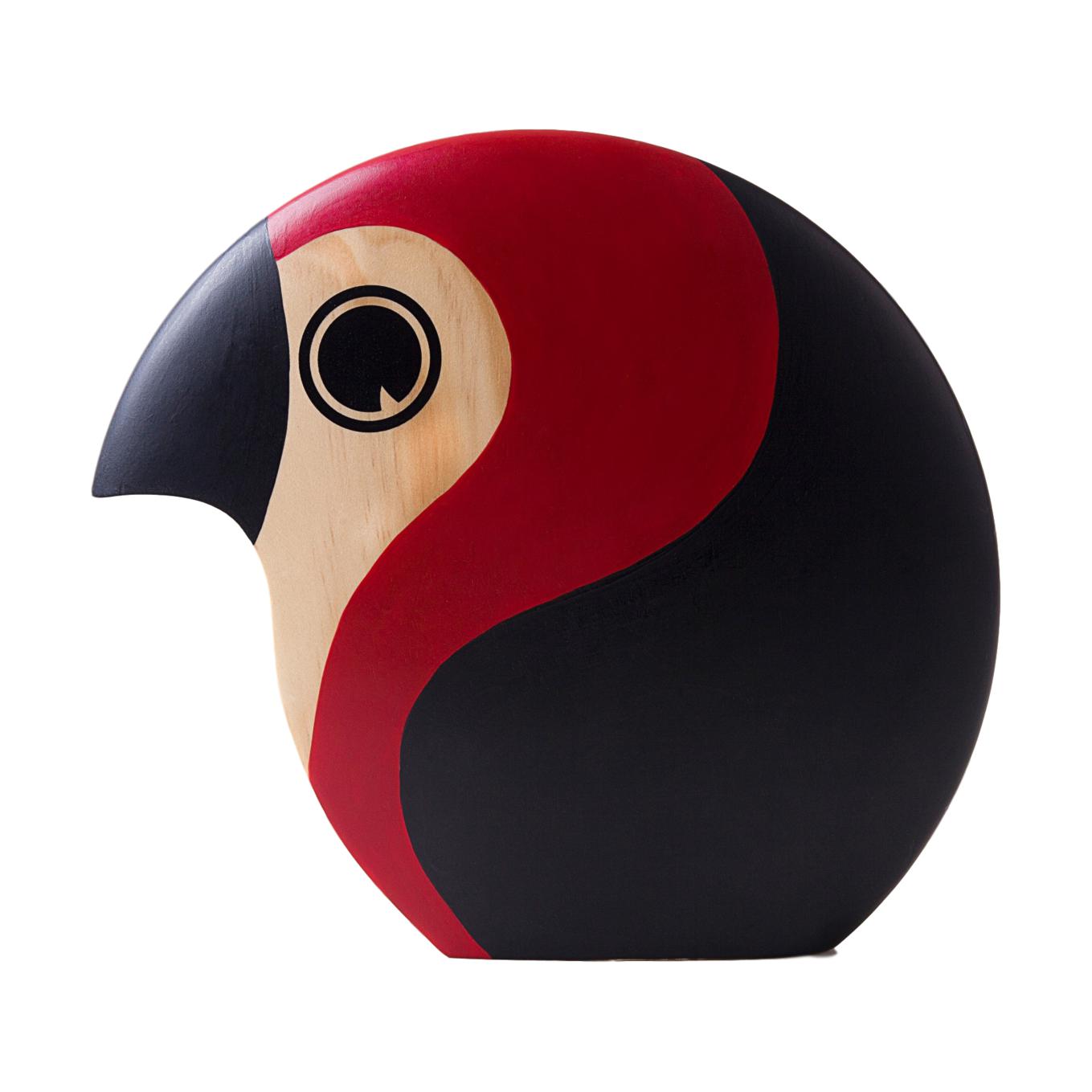 Architectmade Hans mobbning diskus fågel 20 cm, röd