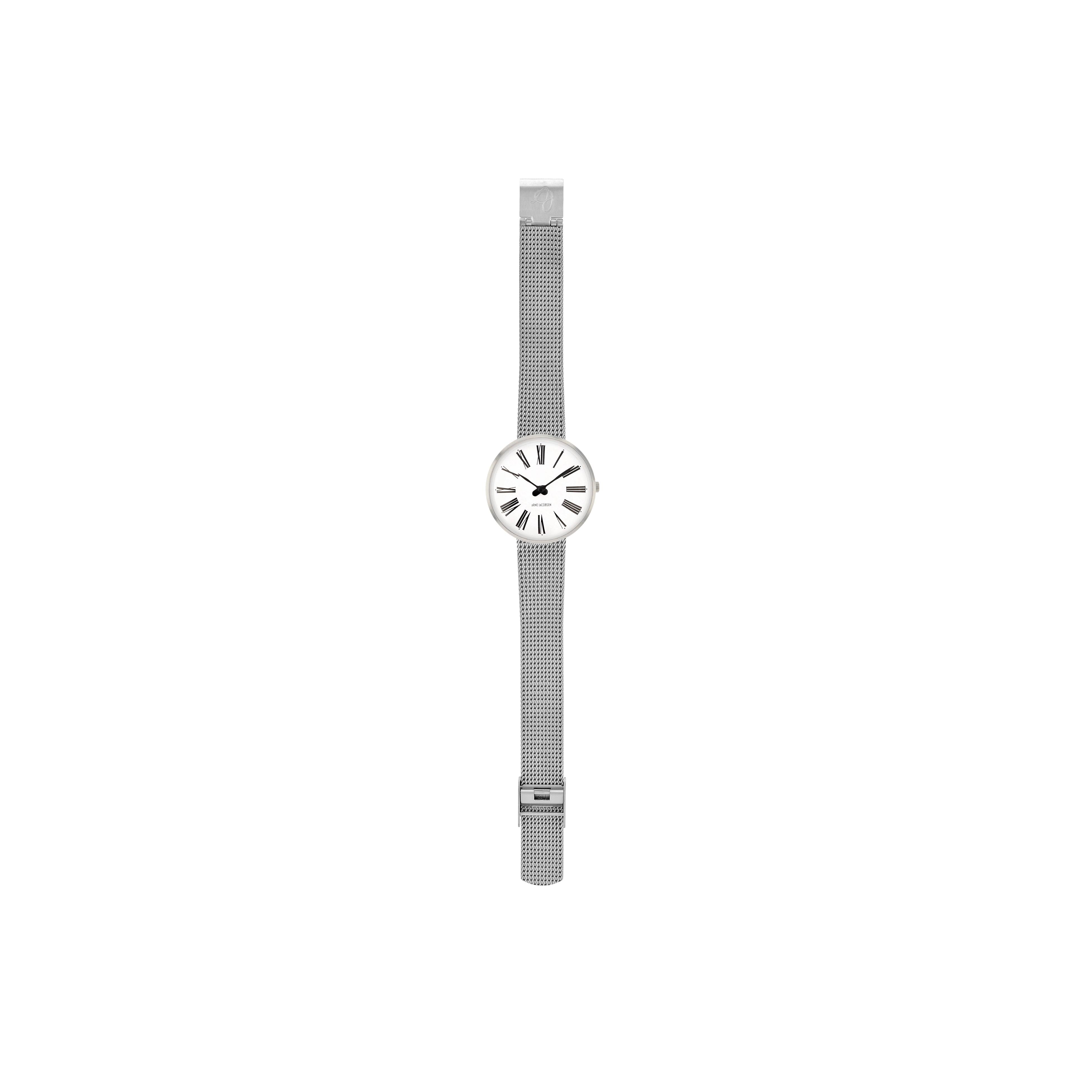 Arne Jacobsen Roman armband Watch Ø30, Silver Mesh