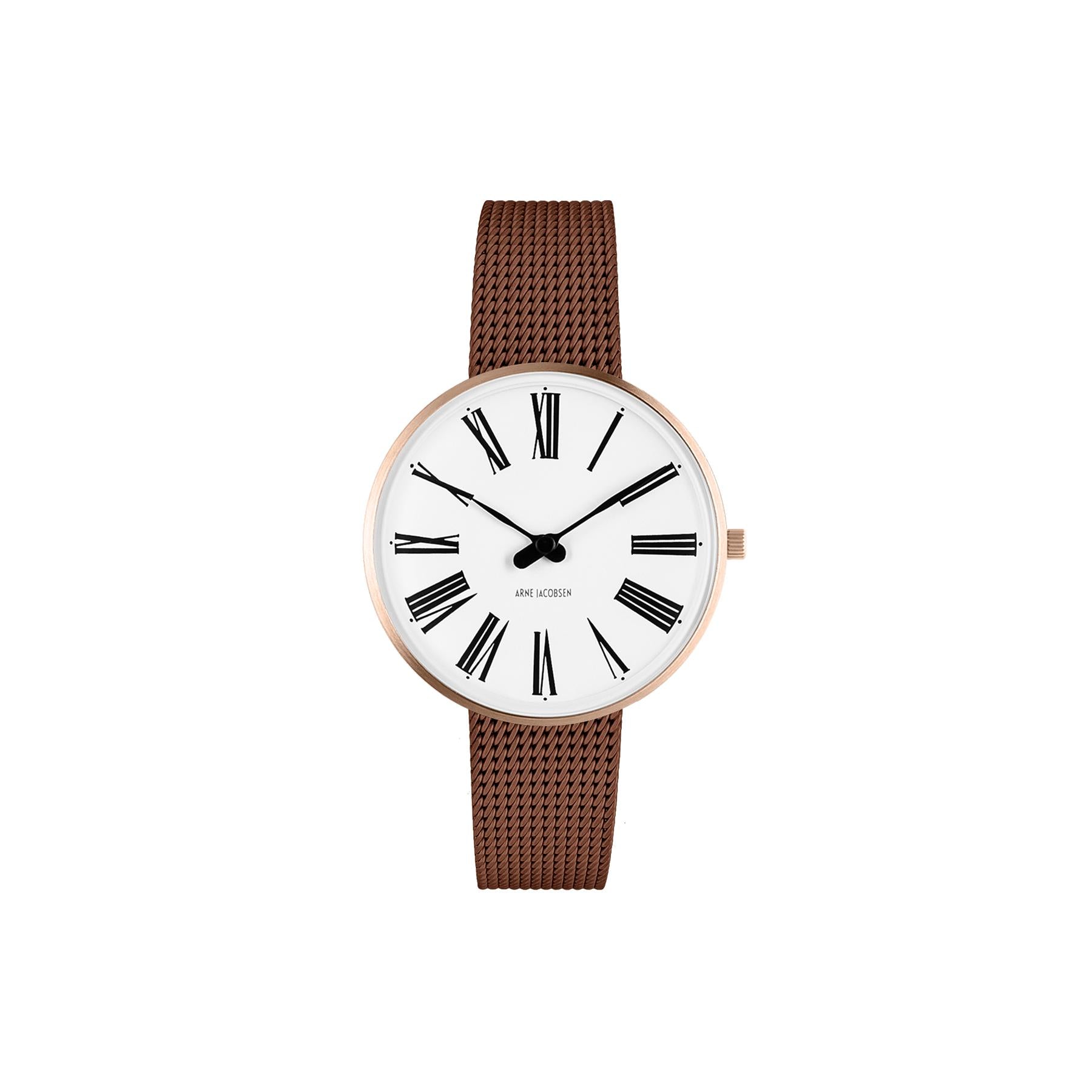 Arne Jacobsen Nyal armband Watch Ø34, Rosé/Copper Mesh