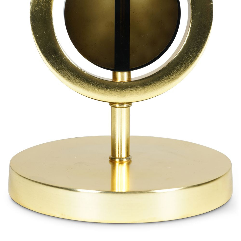 Authentic Models Art Déco Circle Lamp Single, Gold