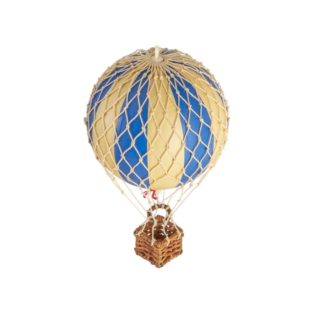 Authentic Models Flyter himlen luftballong, blå dubbel, Ø 8,5 cm