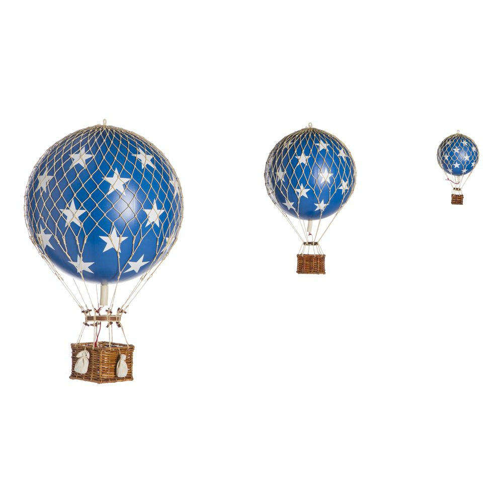 Authentic Models Floating The Skies Luftballon, Blue Stars, Ø 8.5 cm