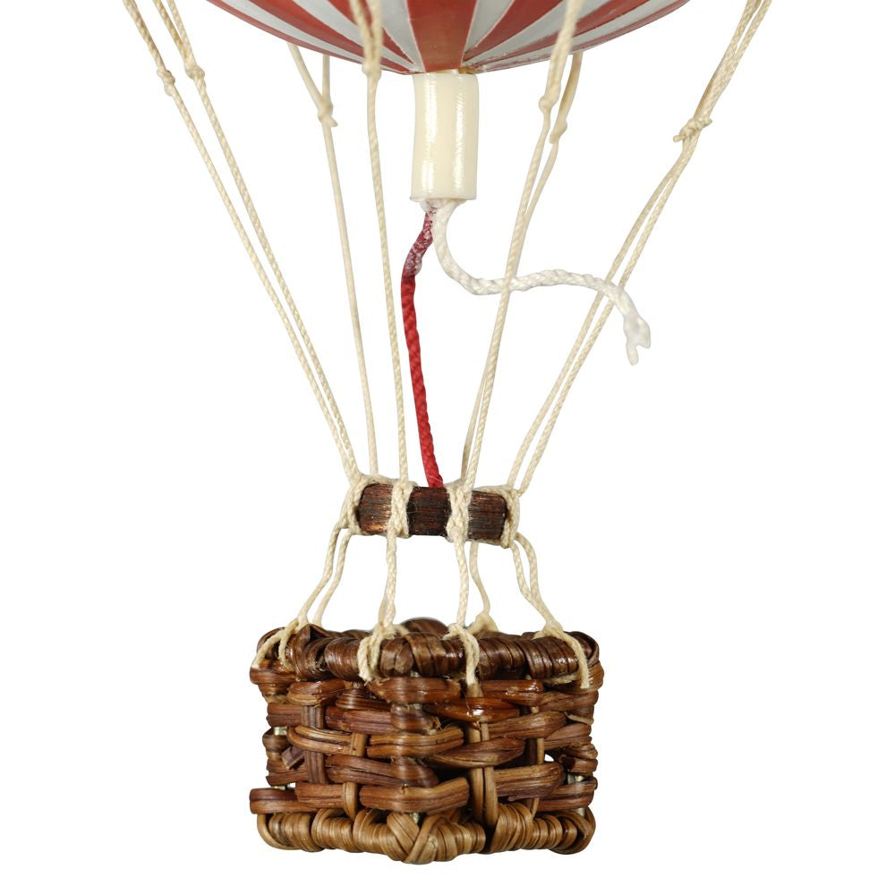 Authentic Models Flyter himlen luftballong, röd/vit, Ø 8,5 cm