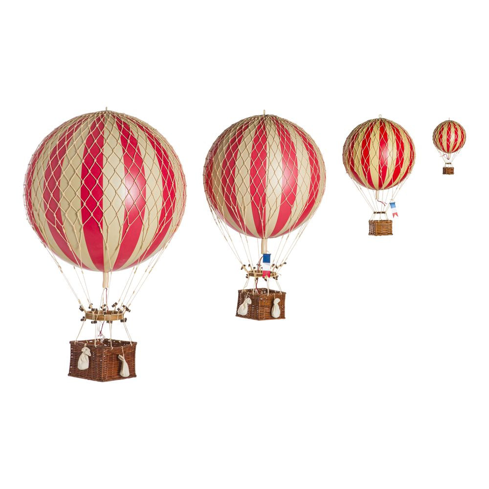 Authentic Models Flyter himlen luftballong, riktig röd, Ø 8,5 cm