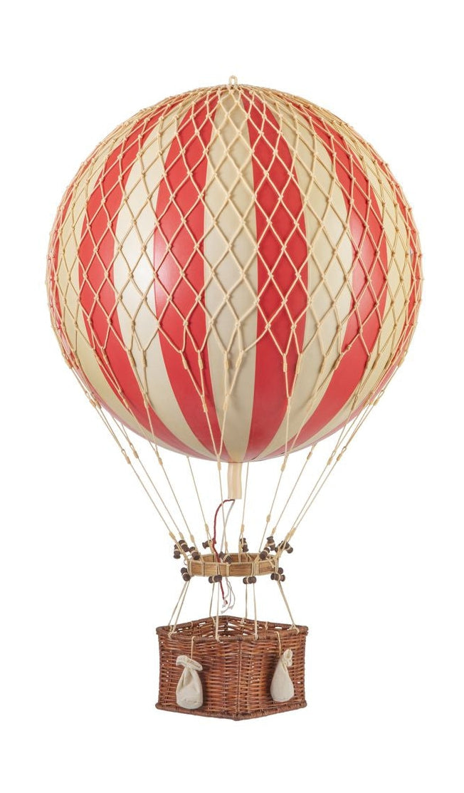 Authentic Models Jules Verne Hot Air Balloon, True Red, Ø 42 cm