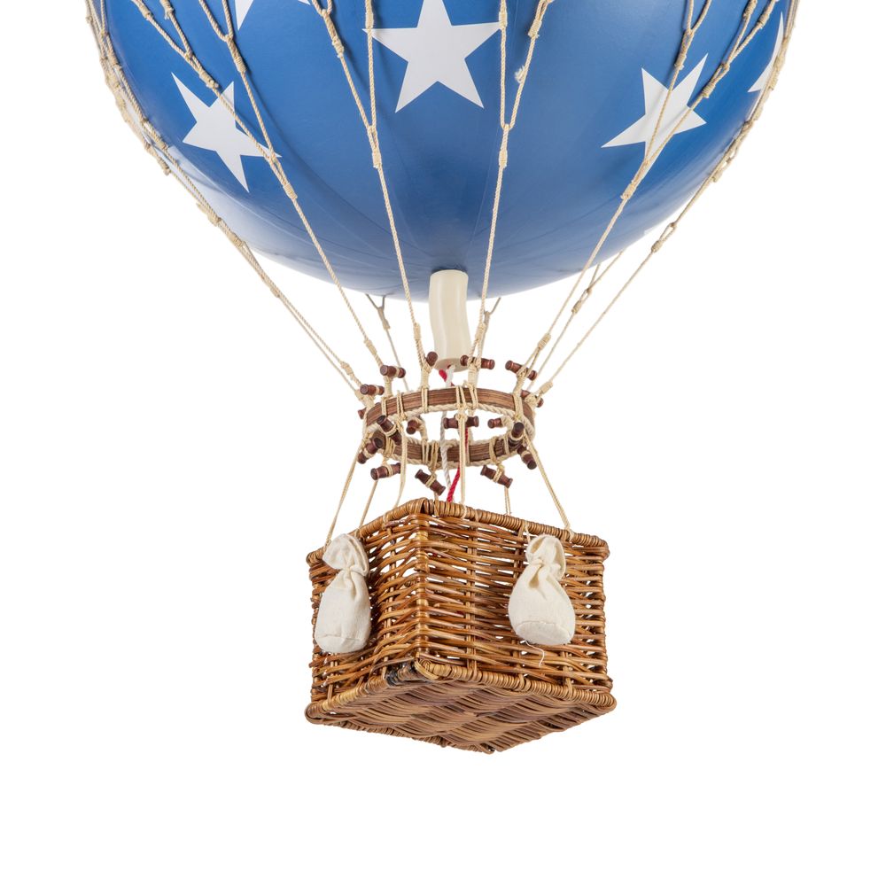 Authentic Models Royal Aero Luftballon, Blue Stars, Ø 32 cm