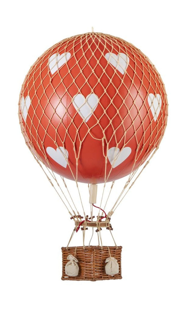 Authentic Models Royal Aero Hot Air Balloon, Red Hearts, Ø 32 cm
