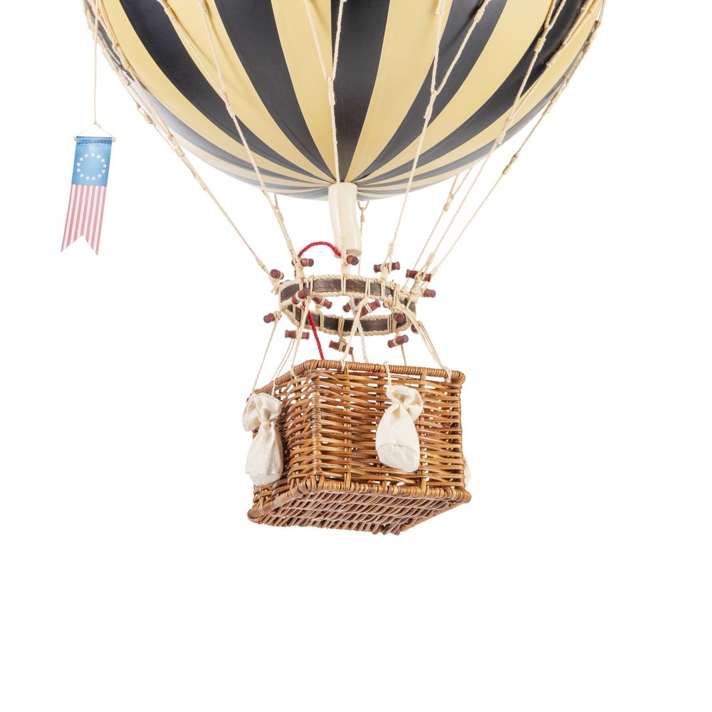 Authentic Models Royal Aero Hot Air Balloon, Black, Ø 32 cm