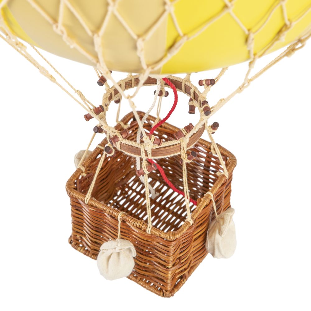 Authentic Models Royal Aero varmluftsballong, gul dubbel, Ø 32 cm