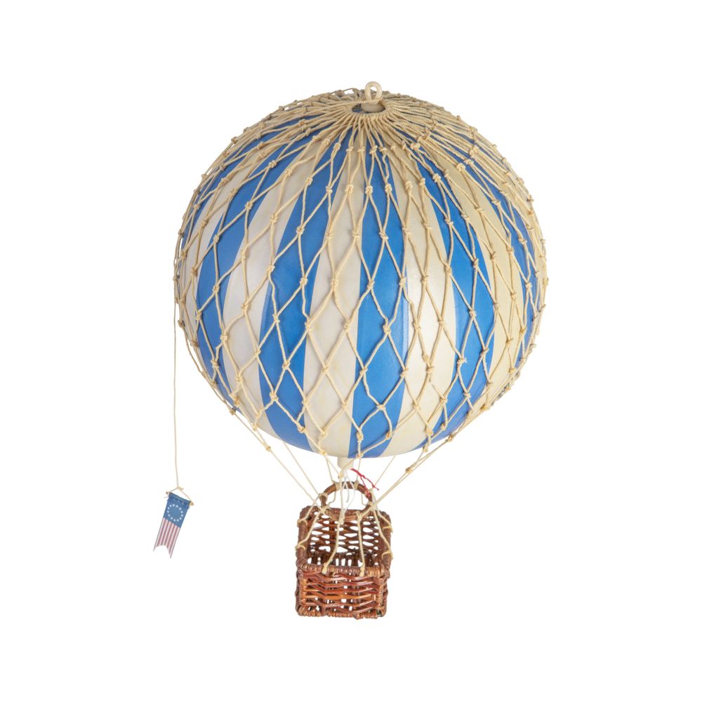 Authentic Models Travels Light Luftballon, Blå , Ø 18 cm