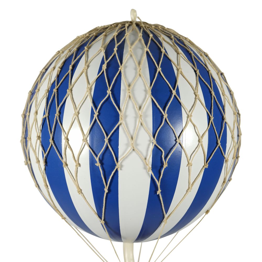Authentic Models Reser lätt luftballong, blå/vit, Ø 18 cm