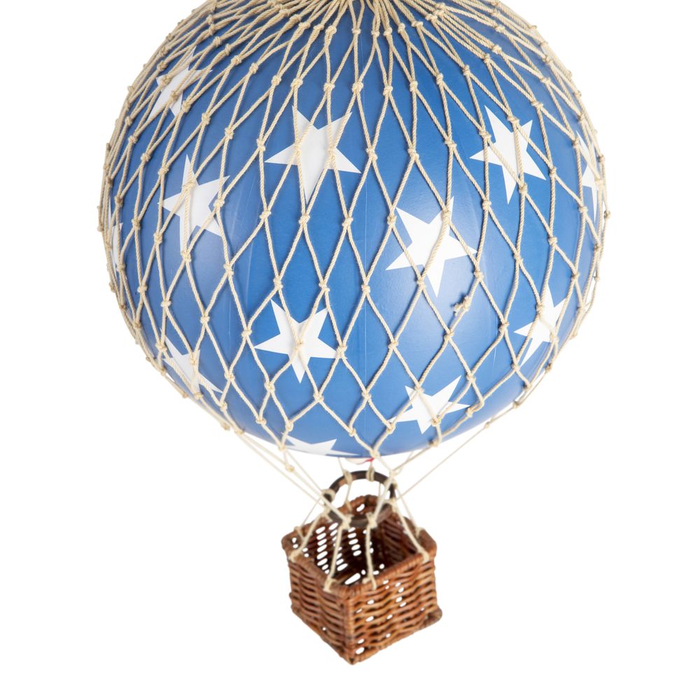 Authentic Models Travels Light Luftballon, Blue Stars, Ø 18 cm