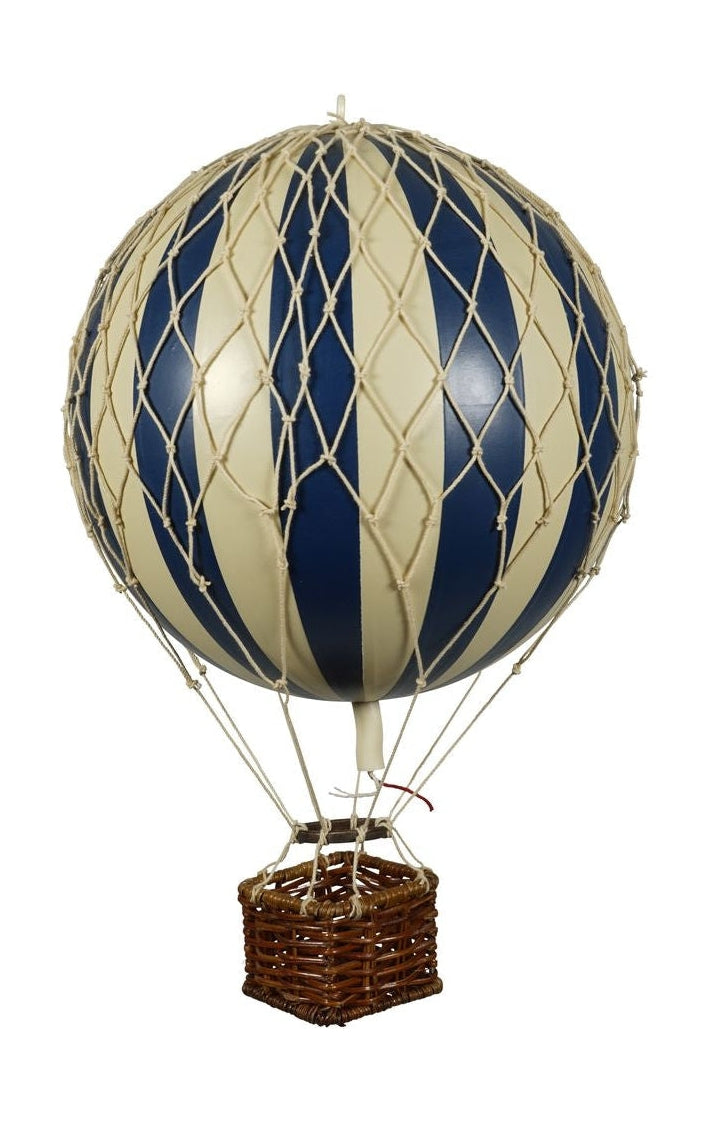 Authentic Models Reser lätt luftballong, marinblå/elfenben, Ø 18 cm