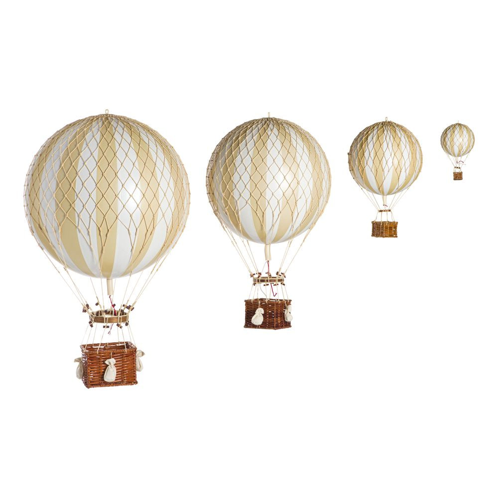 Authentic Models Travels Light Luft Balloon, White/Ivory, Ø 18 cm