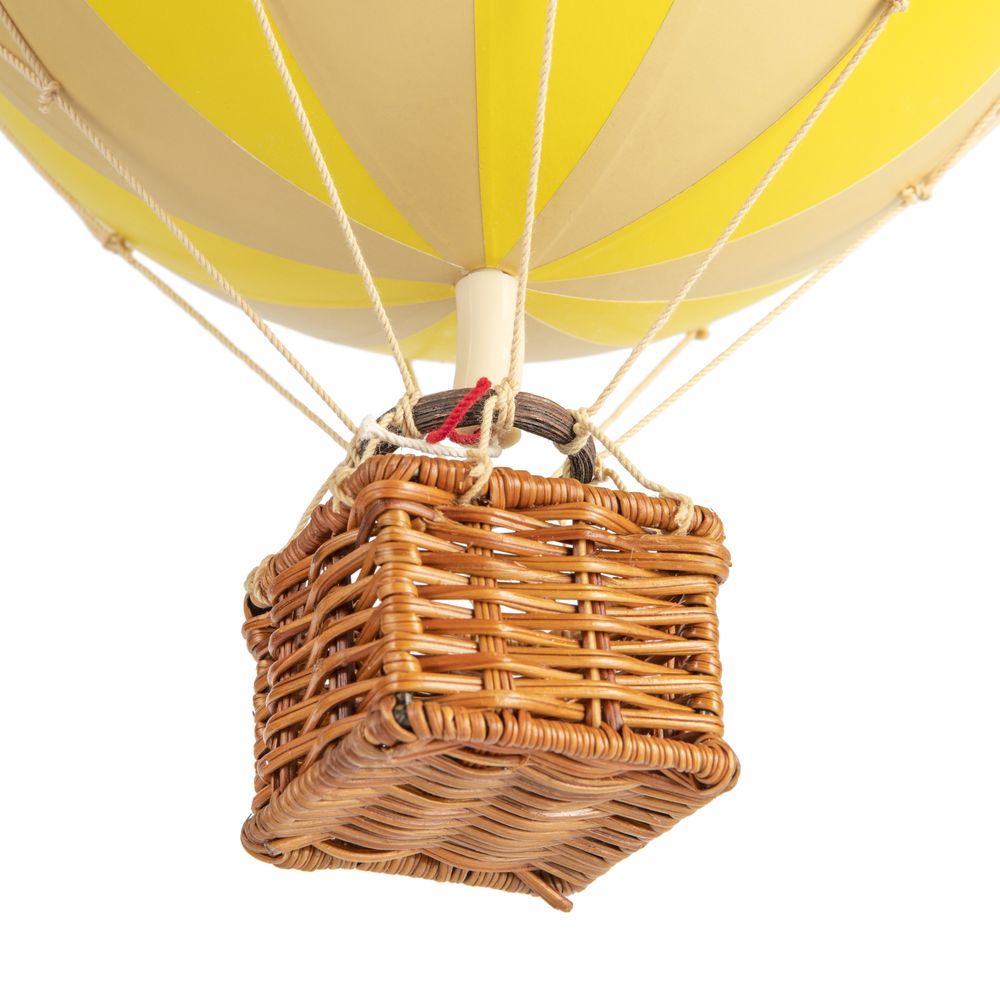 Authentic Models Reser lätt luftballong, gul dubbel, Ø 18 cm