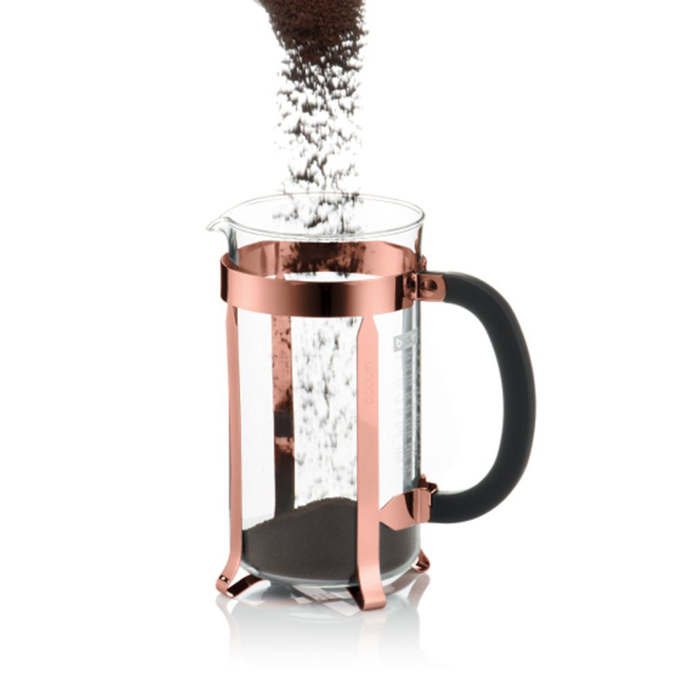 Bodum Chambord kaffebryggning rostfritt stål b: 0,14 cm 1 l, 8 kopp
