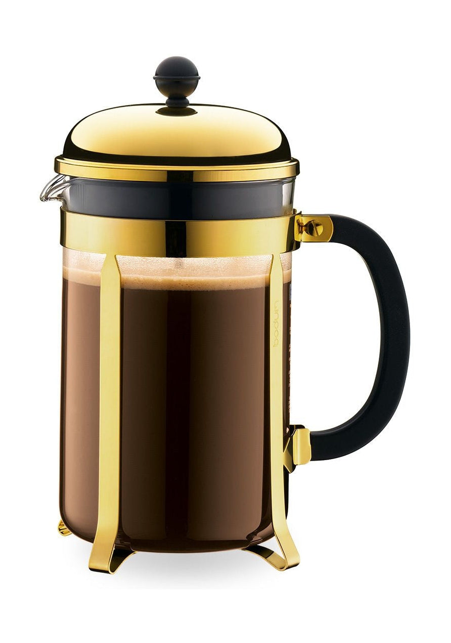 Bodum Chambord Coffee Brews rostfritt stål guld 1,5 L, 12 kopp