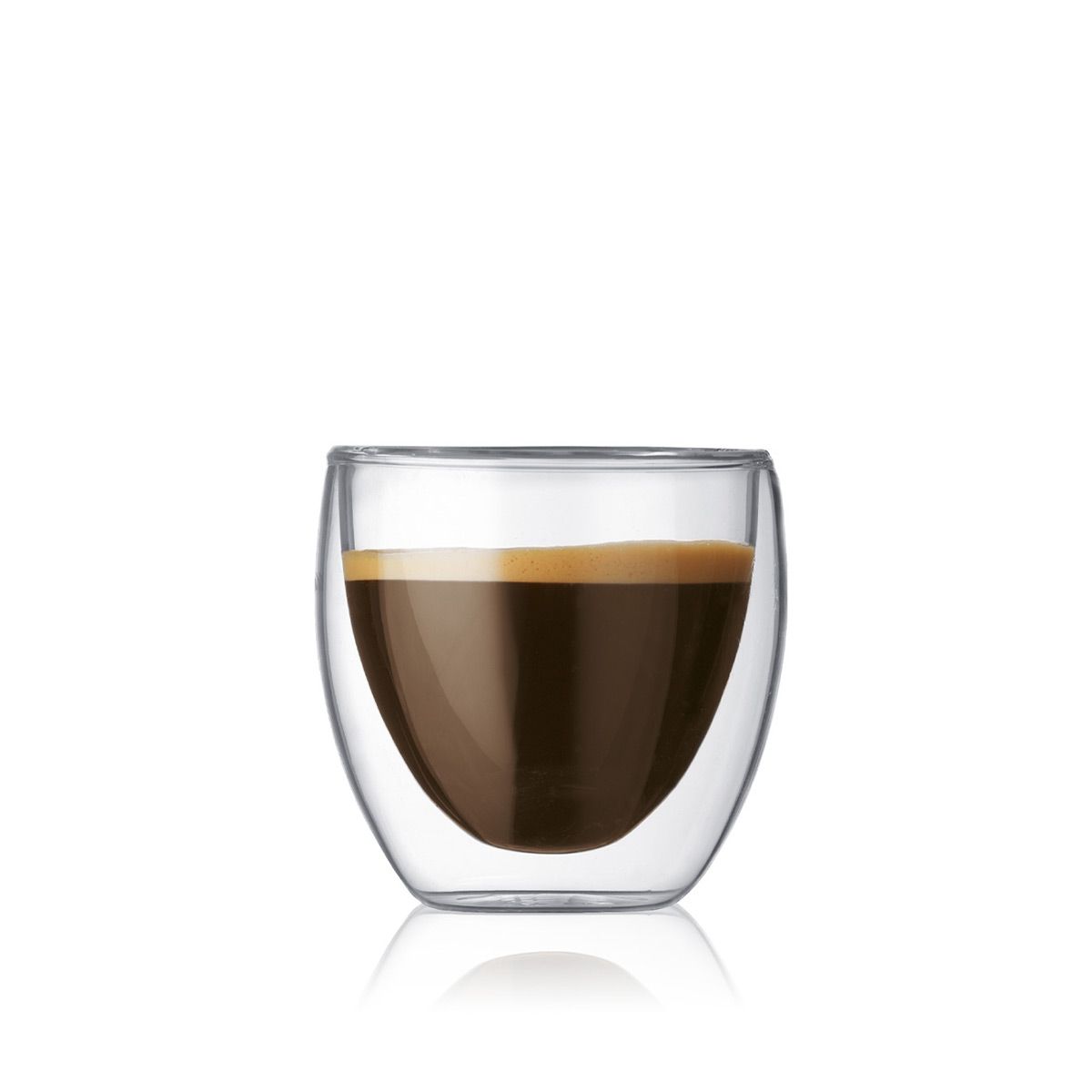Bodum Pavina espresso glas dubbel vägg 0,08 l, 2 st.